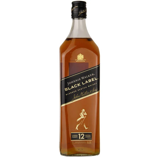 Johnnie Walker Black Label Blended Scotch Whisky / Ltr