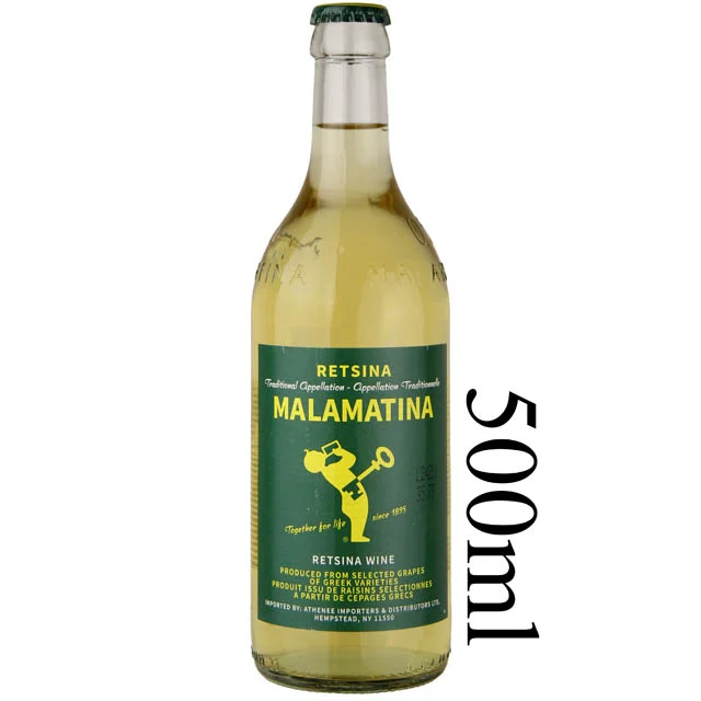 Malamatina Retsina Wine / 500ml