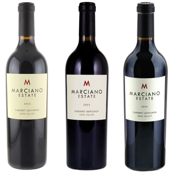 2012-2014 Marciano Estate Cabernet Sauvignon 3x750mL Box Set