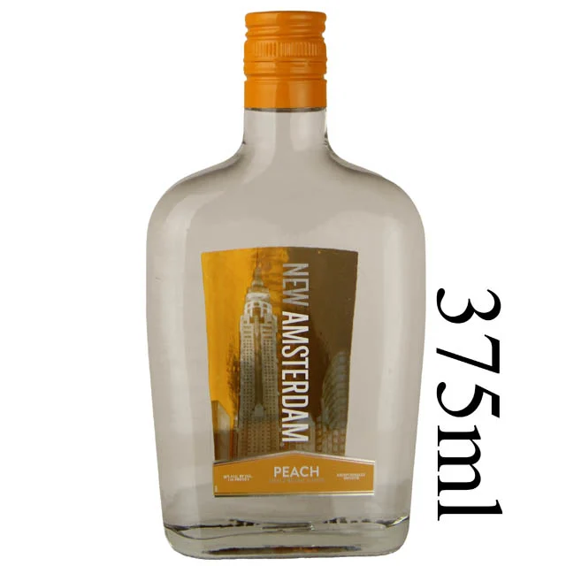 New Amsterdam Peach Flavored Vodka - (Half Bottle) / 375mL