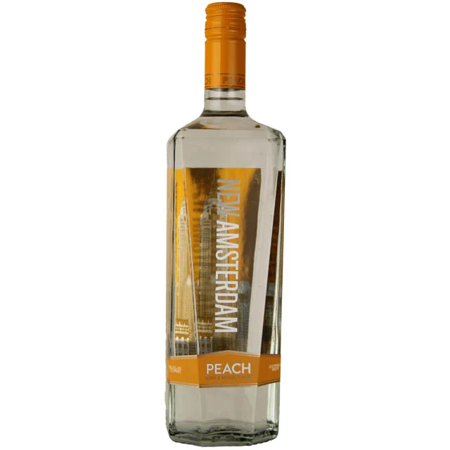 New Amsterdam Peach Flavored Vodka / Ltr