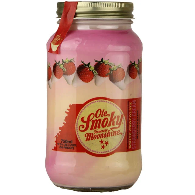 Ole Smoky Tennessee Moonshine White Chocolate Strawberry Cream / 750 ml