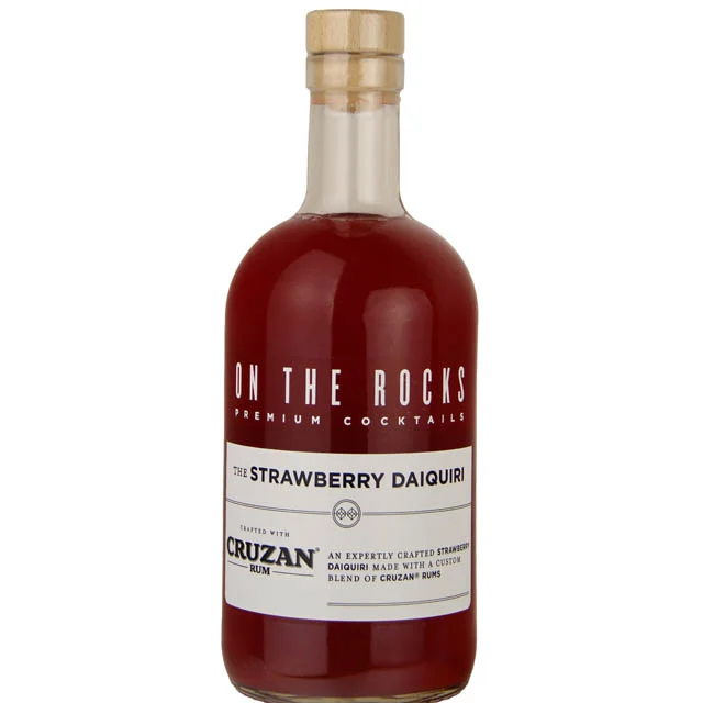 Cruzan Rum On The Rocks Strawberry Daiquiri / 750 ml