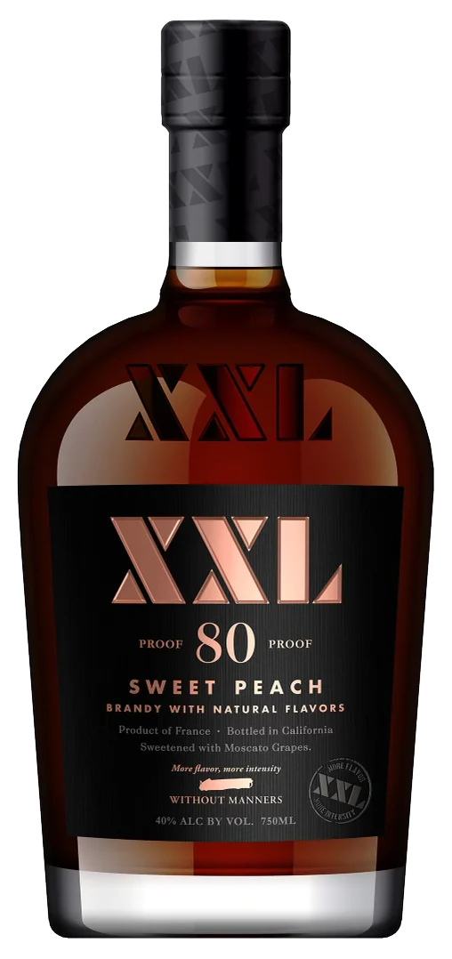 XXL Sweet Peach Flavored Brandy 750mL