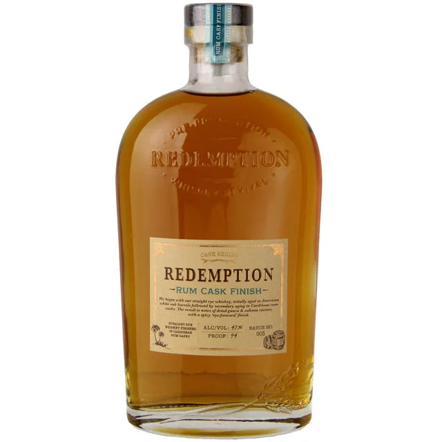 Redemption Rum Cask Finish Straight Rye Whiskey / 750mL