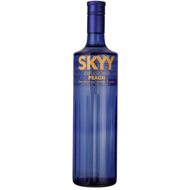 Skyy Infusions Georgia Peach Flavored Vodka / Ltr