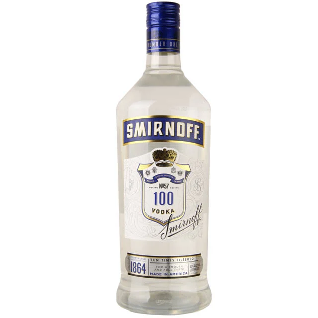 Smirnoff Vodka 100 proof / 1.75 Ltr