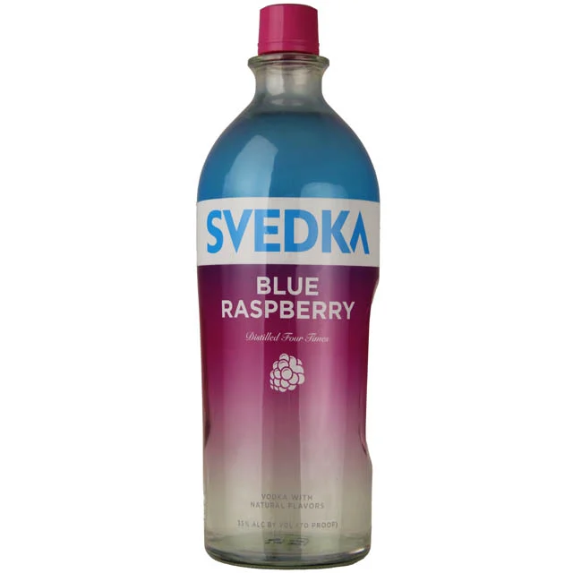 Svedka Blue Raspberry Flavored Vodka / 1.75 Ltr