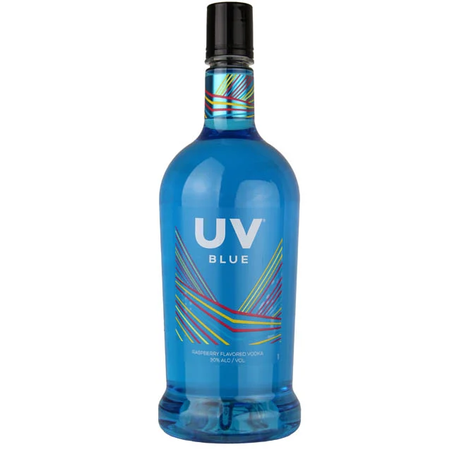 UV Blue Raspberry Flavored Vodka / 1.75 Ltr