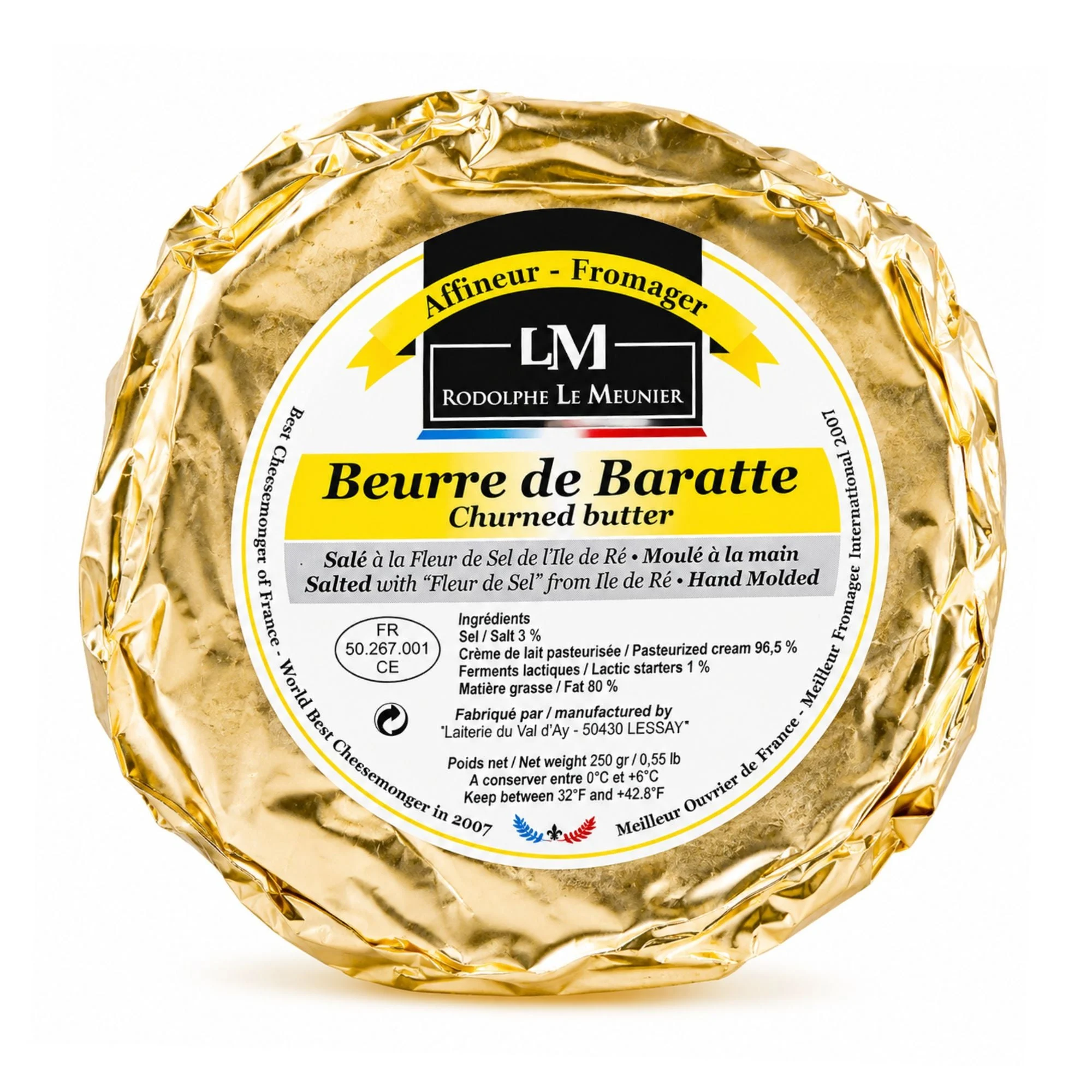 RLM Beurre de Baratte Sel 250g