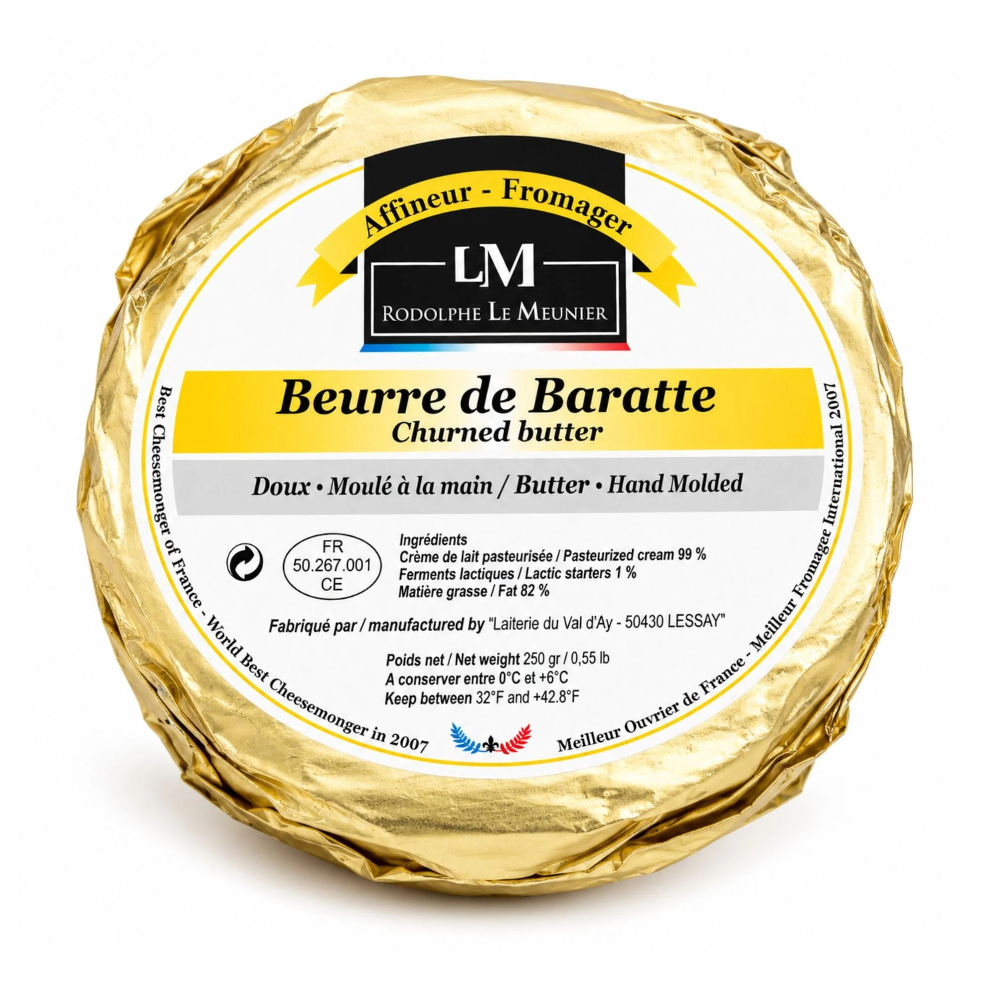 RLM Beurre de Baratte Doux 250g