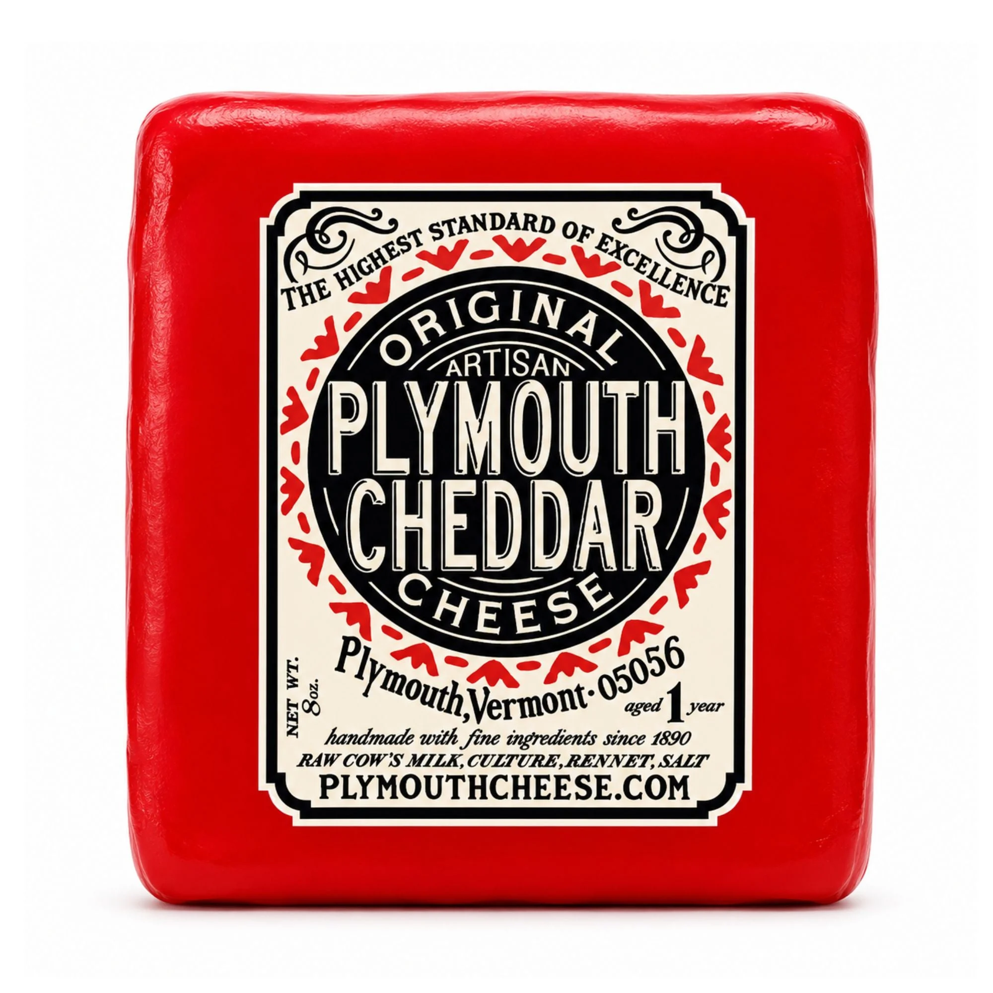 Plymouth Original Cheddar Red Wax 8 oz