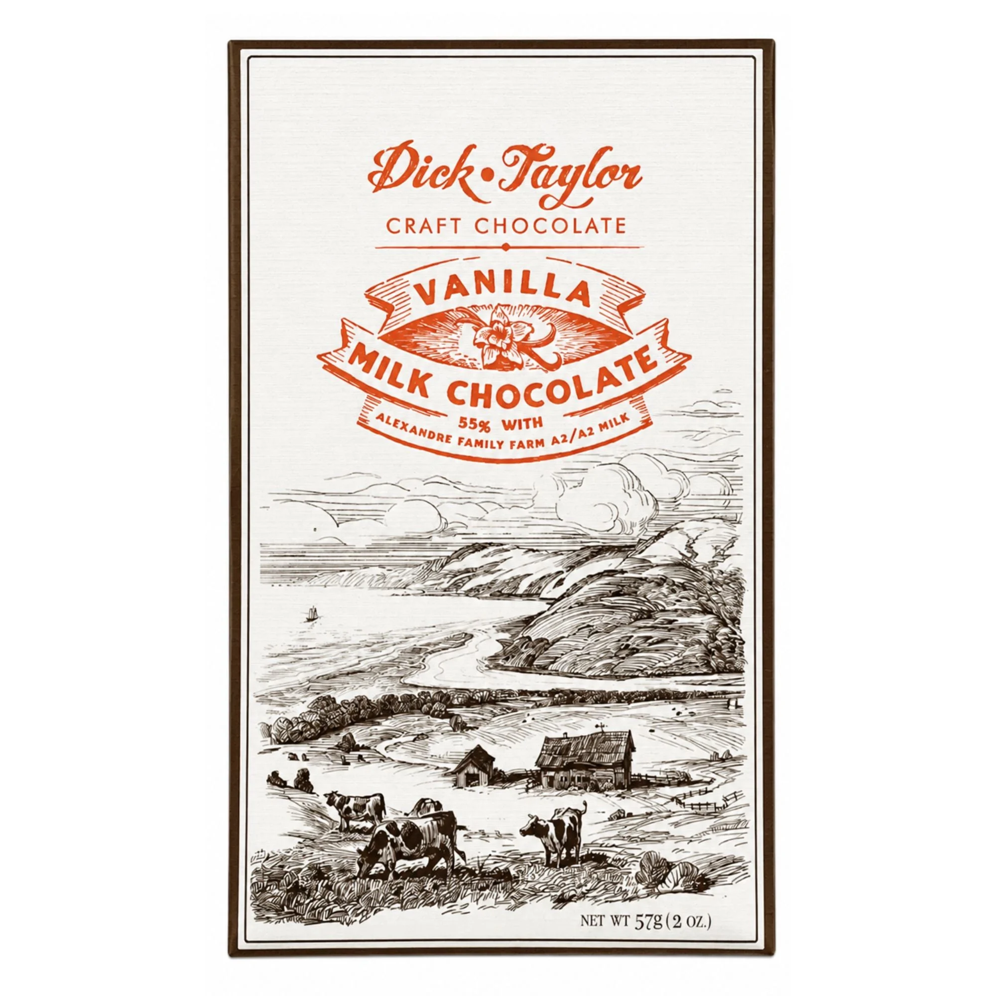 Dick Taylor Vanilla Milk Chocolate Bar 55%