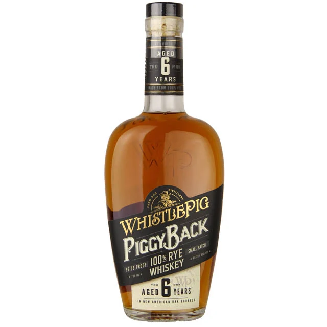 WhistlePig Piggy Back 6 Year Rye Whiskey 96.56 Prf / 750 ml