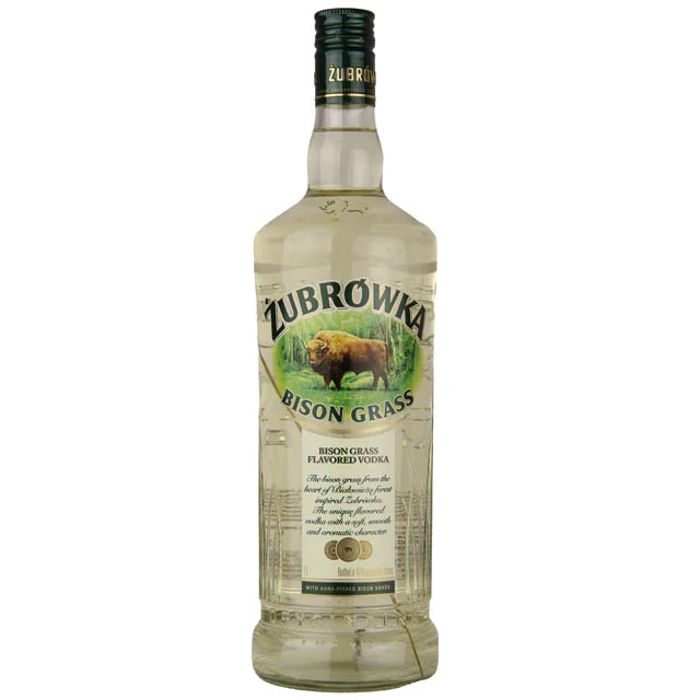 Zubrowka Bison Grass Flavored Vodka / Ltr