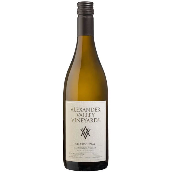 12 Bottle Case Alexander Valley Vineyards Alexander Chardonnay 2023 w/ Shipping Included