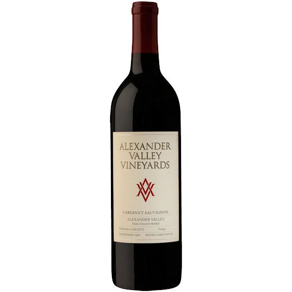 Alexander Valley Vineyards Wetzel Family Estate Alexander Cabernet 2022 Rated 92JS