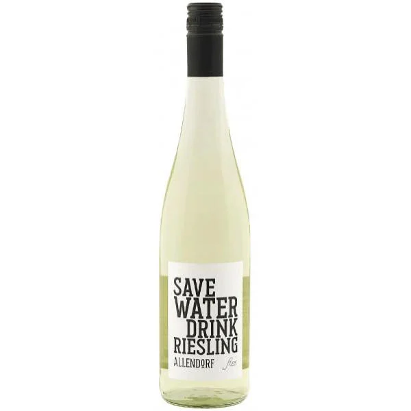 Allendorf Save Water Drink Riesling Alcohol Free German Riesling NV 750ml