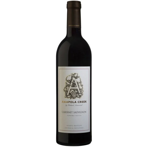 12 Bottle Case Amapola Creek Estate Sonoma Cabernet 2017 w/ Shipping Included