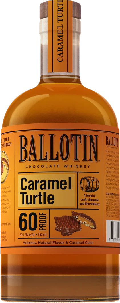 Ballotin Caramel Turtle Chocolate Whiskey