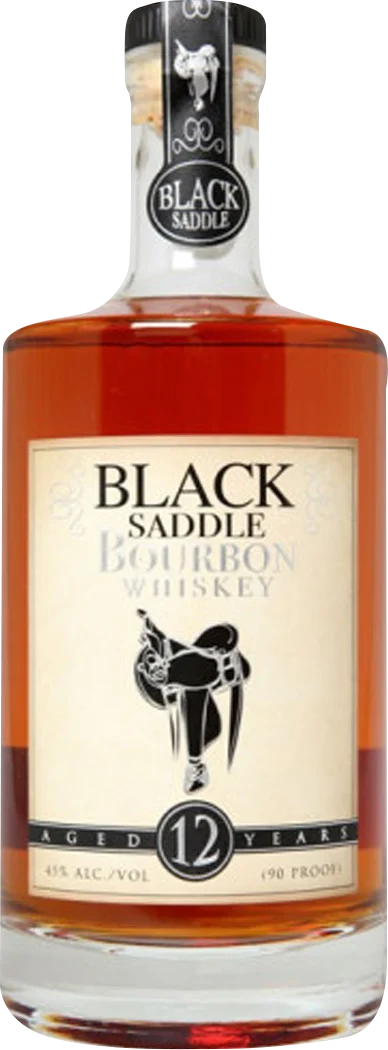Black Saddle 12 Year Old Straight Bourbon Whiskey