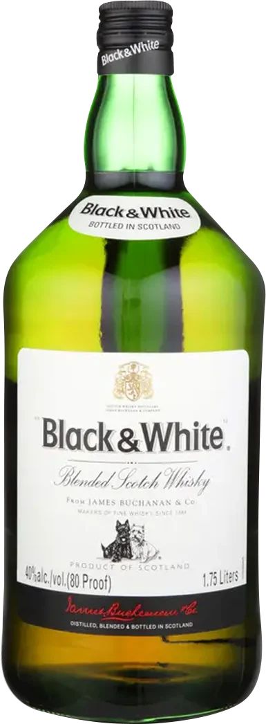 Black & White Blended Scotch Whisky (1.75L)