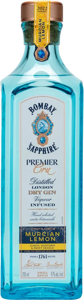 Bombay Sapphire Premier Cru Murcian Lemon London Dry Gin (700mL)