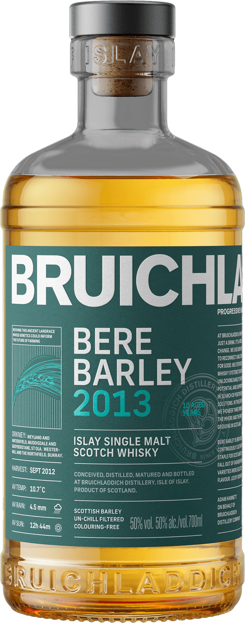 Bruichladdich Islay Barley 2013 Unpeated Single Malt Scotch Whisky