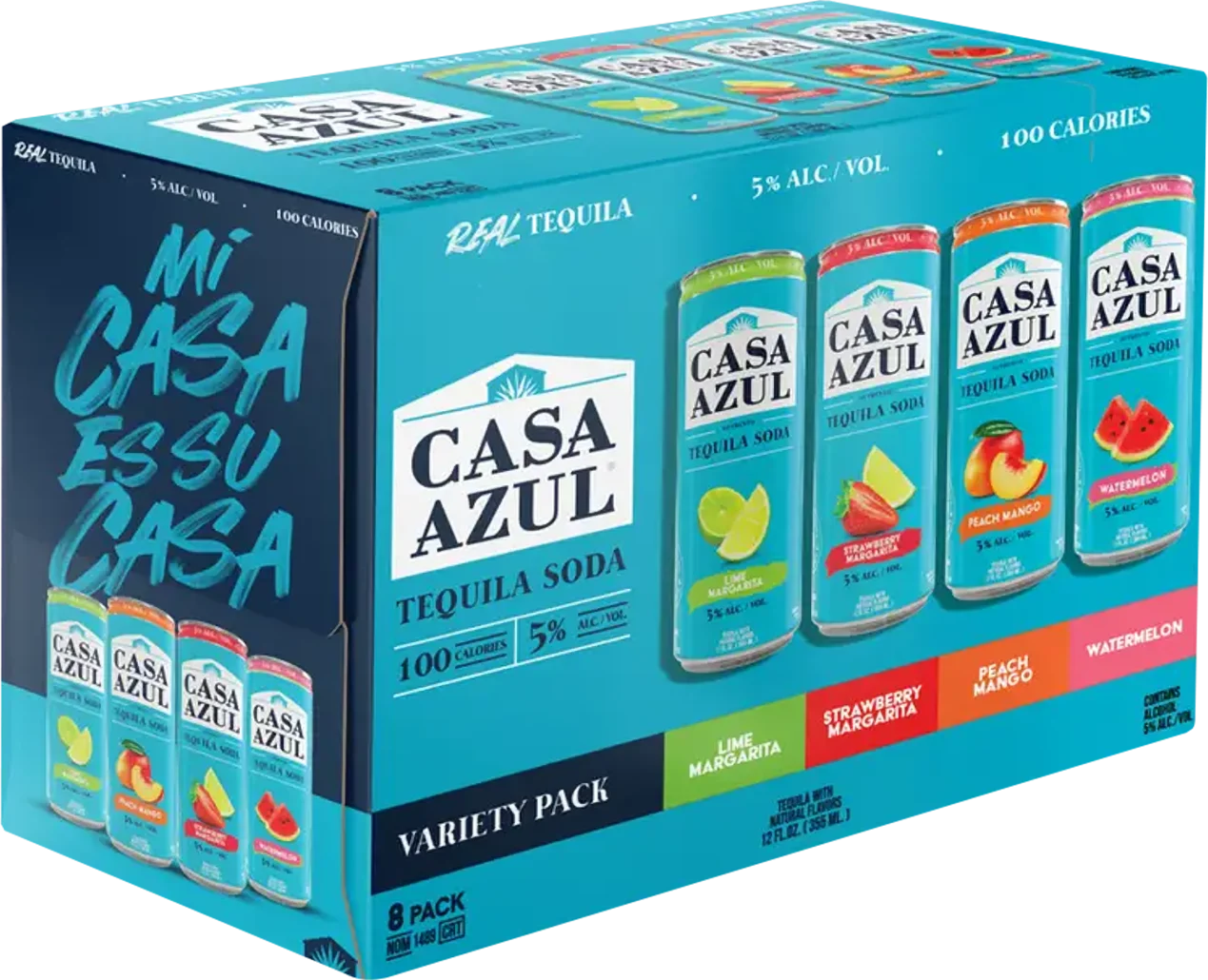 Casa Azul Tequila Soda Variety Pack (2.84L)