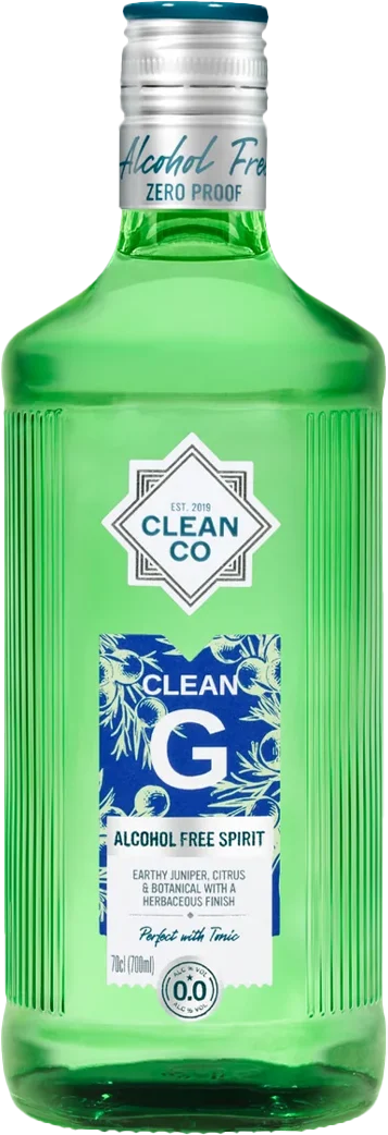 Clean Co 'Clean G' Non-Alcoholic Crisp Dry Botanical Spirit (700mL)