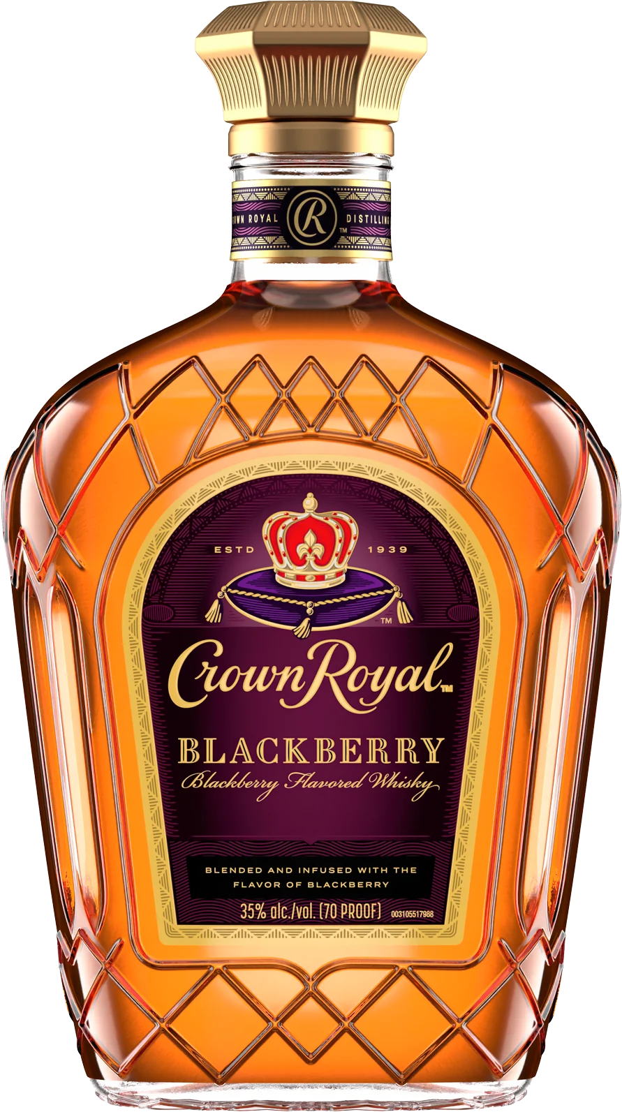 Crown Royal Limited Edition Blackberry Flavored Whisky (1L)