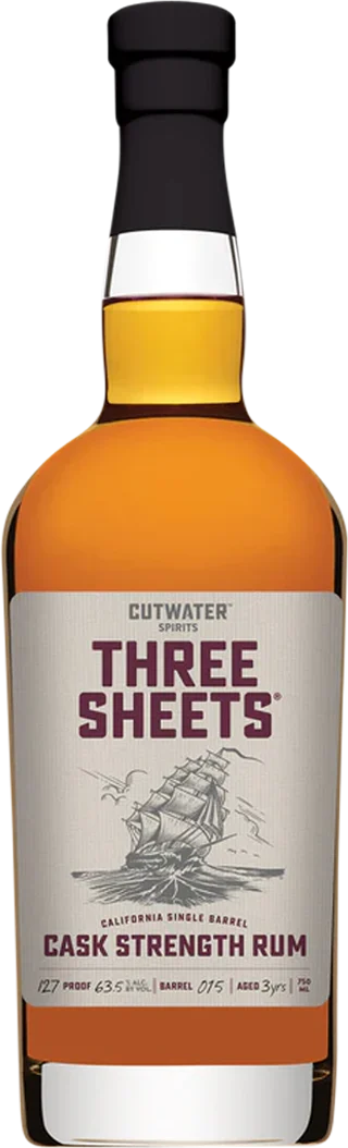Cutwater Spirits 'Three Sheets' Cask Strength Rum