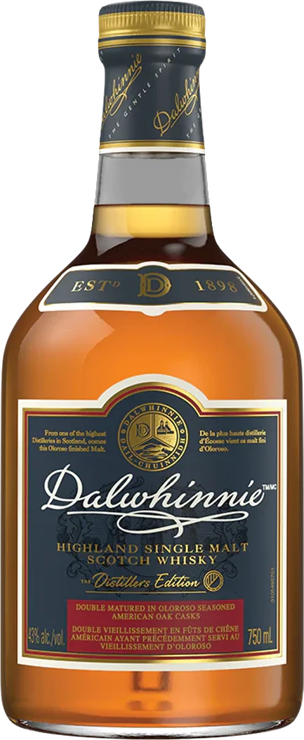 Dalwhinnie Distillers Edition Double Matured Oloroso Sherry Cask Wood Single Malt Scotch Whisky