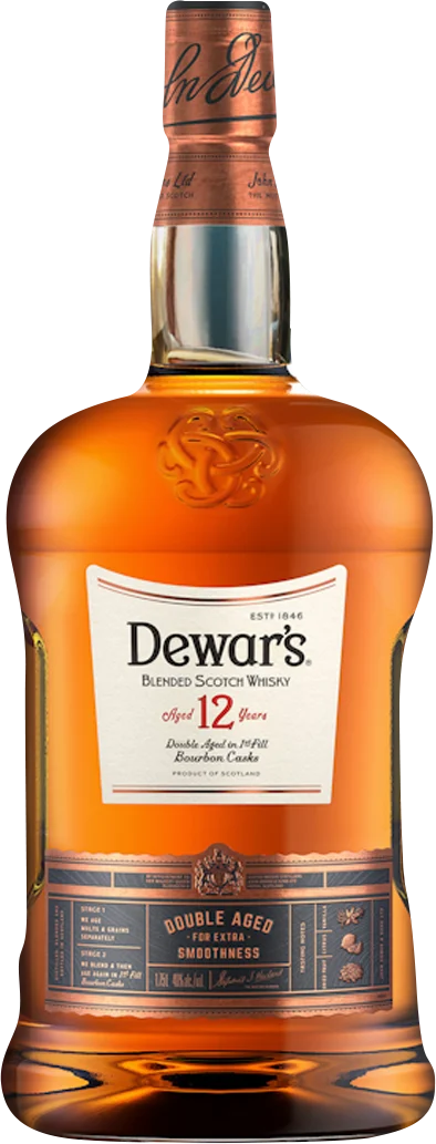 Dewar's 12 Year Old Blended Scotch Whisky (1.75L)