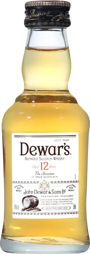 Dewar's 12 Year Old Blended Scotch Whisky (50mL)