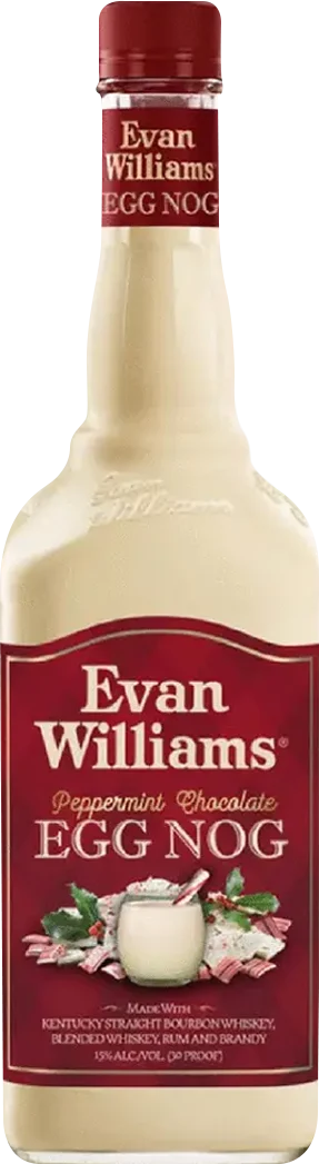 Evan Williams Peppermint Chocolate Egg Nog Liqueur