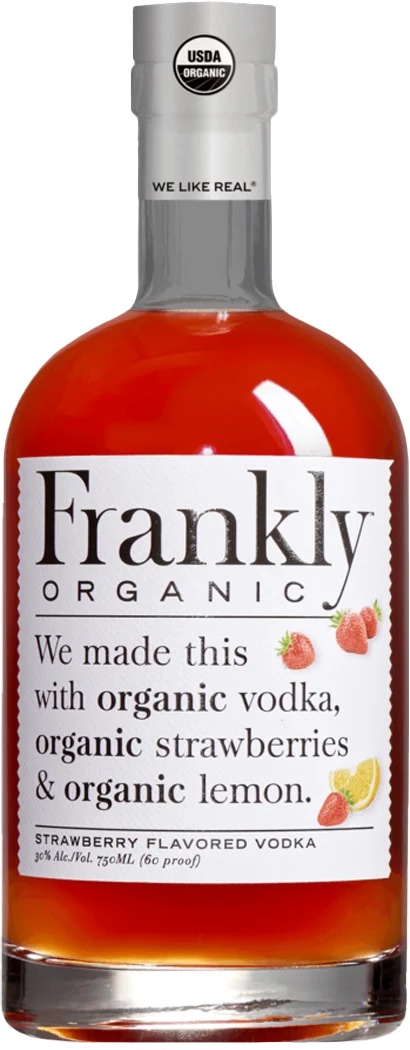 Frankly Organic Strawberry Flavored Vodka