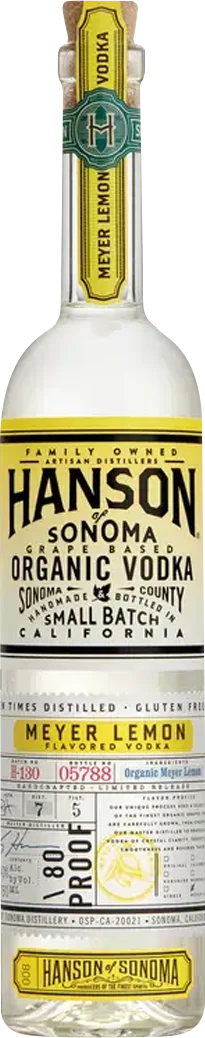 Hanson of Sonoma Meyer Lemon Organic Vodka