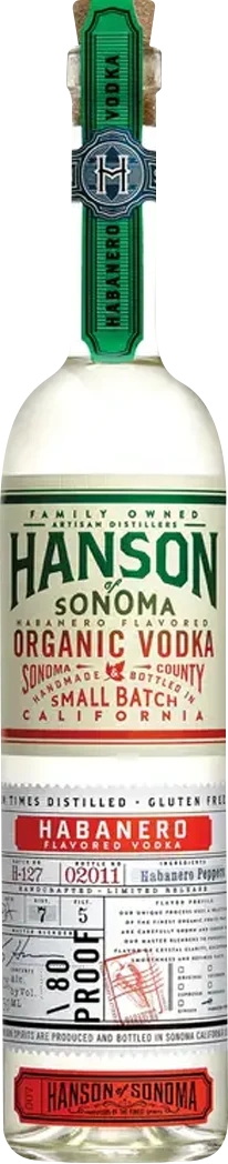 Hanson of Sonoma Habanero Organic Vodka