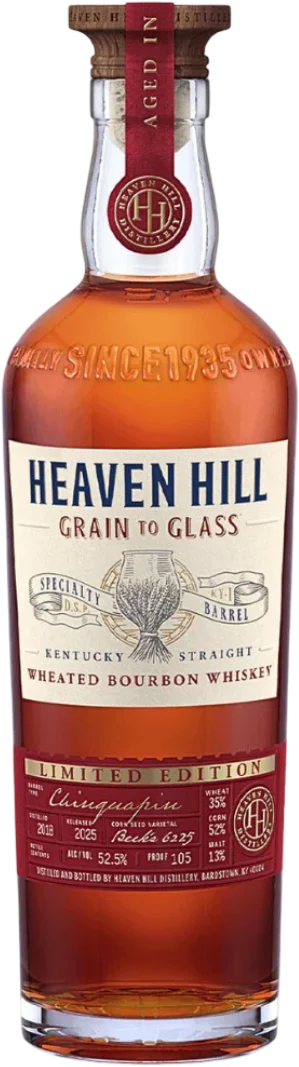 Heaven Hill Grain To Glass Chinquapin Barrel 2025 Limited Edition Wheated Bourbon Whiskey (700mL)