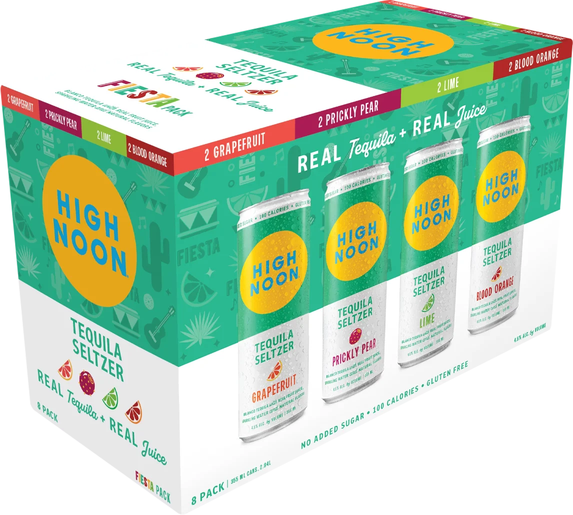 High Noon Fiesta Tequila Seltzer Variety Pack (2.84L)