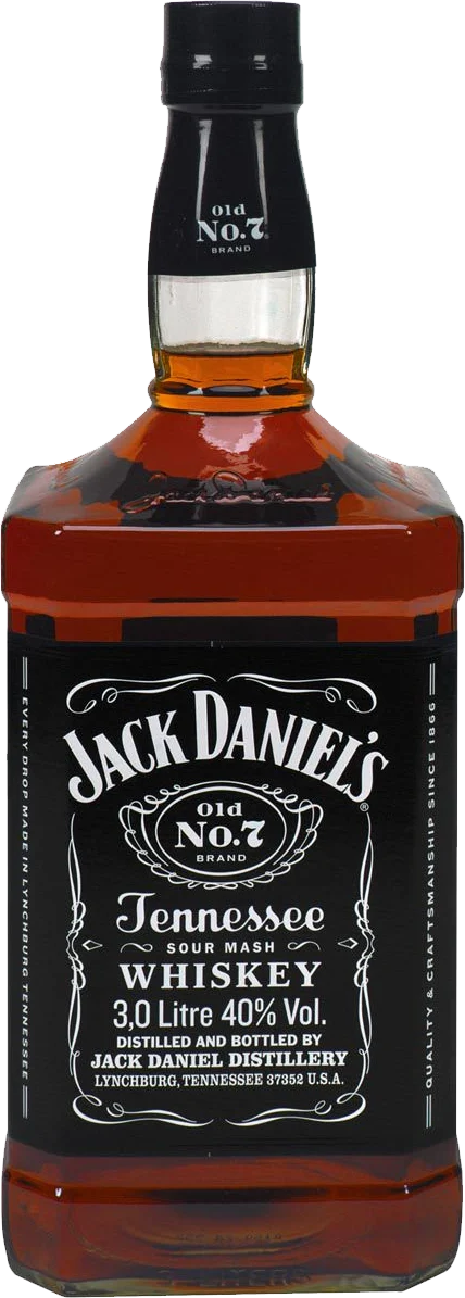 Jack Daniel's Black Label Old No.7 Brand Sour Mash Whiskey (3L)