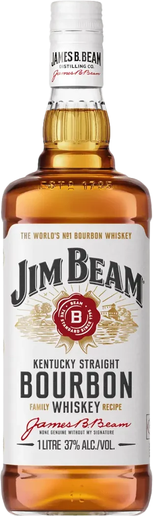 Jim Beam Bourbon Whiskey (1L)