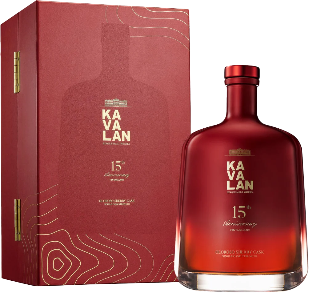 Kavalan 15th Anniversary Oloroso Sherry Cask Matured Vintage Single Malt Whisky