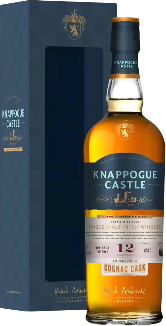 Knappogue Castle Cognac Cask 12 Year Old Single Malt Irish Whiskey