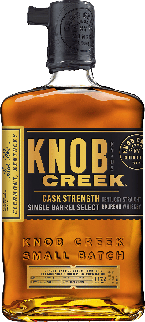Knob Creek Eli Manning’s 2026 Bold Pick Single Barrel Bourbon Whiskey