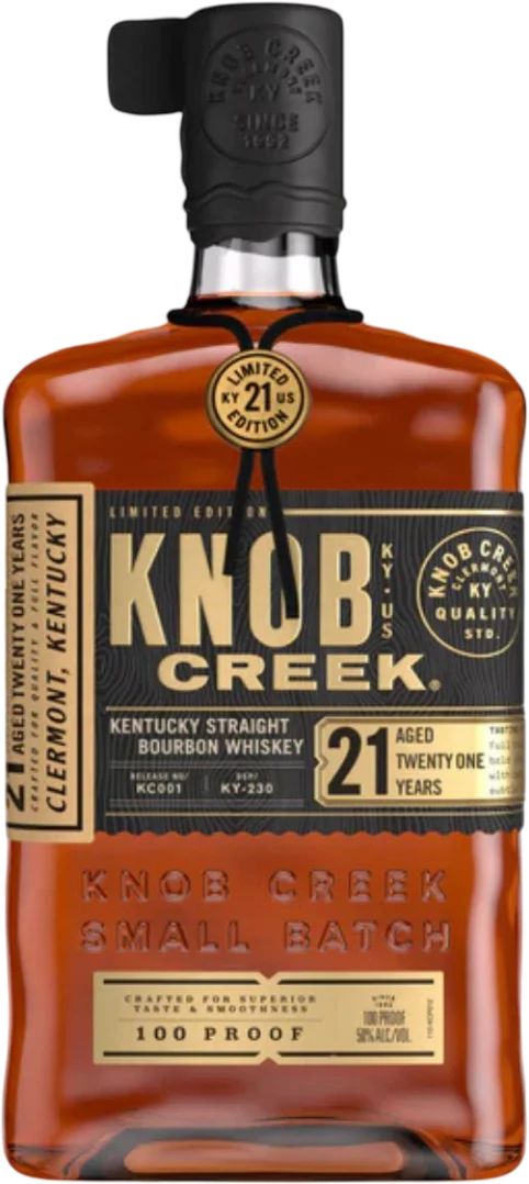 Knob Creek Small Batch Limited Edition 21 Year Old Straight Bourbon Whiskey