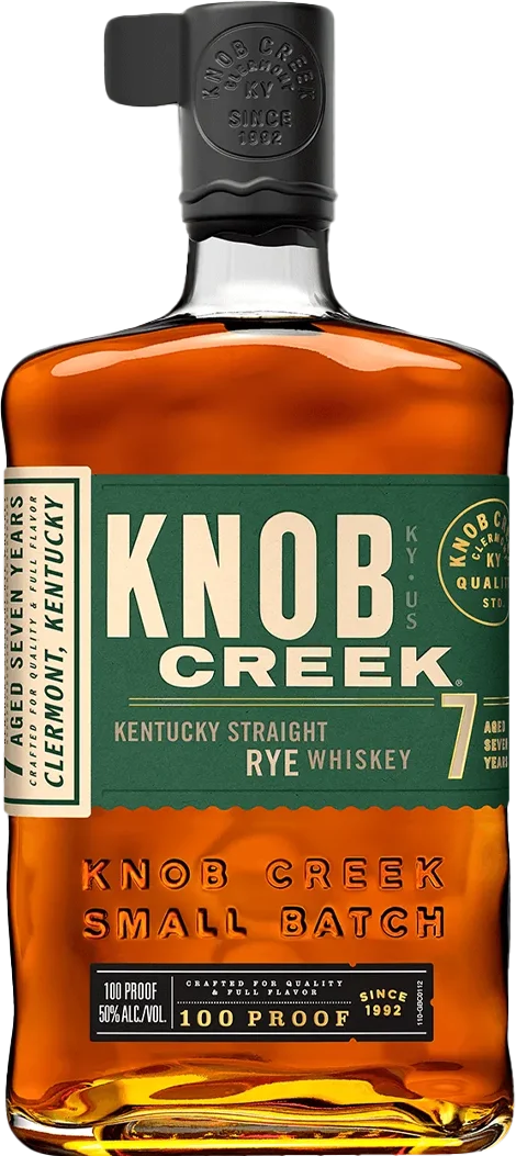 Knob Creek 7 Year Old Kentucky Straight Rye Whiskey