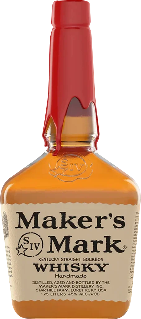 Maker's Mark Handmade Kentucky Straight Bourbon Whiskey (1.75L)
