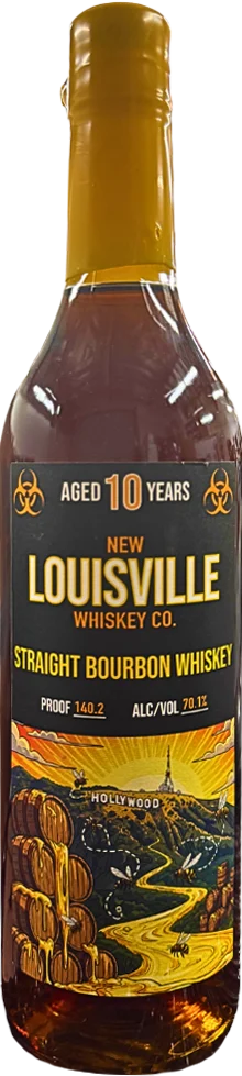 New Louisville 10 Year Old Hollywood Honey Single Barrel Bourbon Whiskey